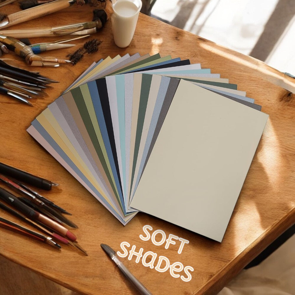 Brustro Artists Pastel Paper Pad 160 GSM - Assorted Shades - A3 A4 A5